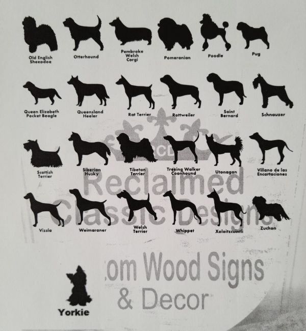 Dog Breed Silhouette Page 2