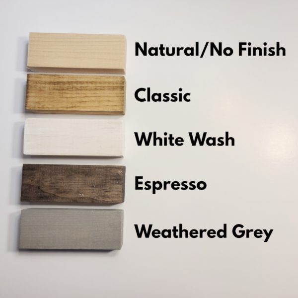 Tea Towel Ladder Choose Colour Choices - Natural/No Finish, Classic, White Wash, Espresso & Weathered Grey